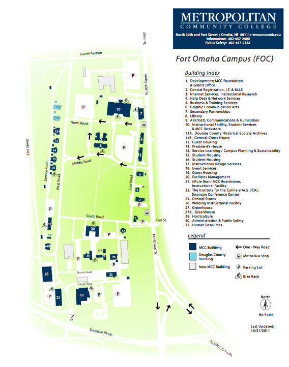 Metropolitan State University Campus Map Map